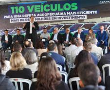 Para expandir apoio ao agronegócio, Adapar ganha 110 veículos e novos equipamentos