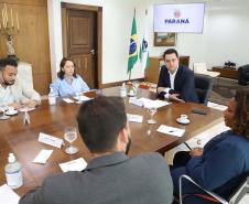 Governador Carlos Massa Ratinhos Junior recebe a Ministra da Cultura Margareth Menezes