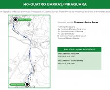 Novo Terminal de Piraquara será inaugurado no dia 5; veja as mudanças nas linhas de ônibus