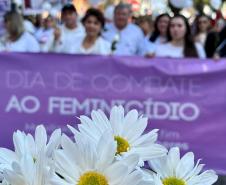 GUARAPUAVA - 22 - 07- 2023 - programação da Campanha Paraná Unido no Combate ao Feminicídio