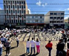 GUARAPUAVA - 22 - 07- 2023 - programação da Campanha Paraná Unido no Combate ao Feminicídio