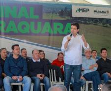 Mais moderno e quatro vezes maior: governador inaugura novo terminal de Piraquara