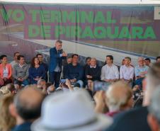 Mais moderno e quatro vezes maior: governador inaugura novo terminal de Piraquara