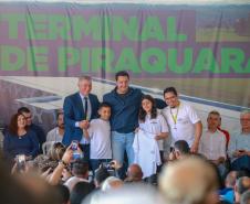 Mais moderno e quatro vezes maior: governador inaugura novo terminal de Piraquara
