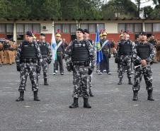 Polícia Militar do Paraná comemora 169 anos com solenidade no Guatupê