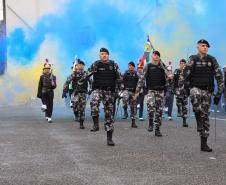 Polícia Militar do Paraná comemora 169 anos com solenidade no Guatupê