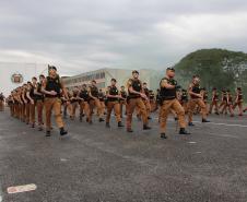 Polícia Militar do Paraná comemora 169 anos com solenidade no Guatupê