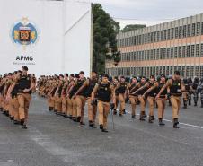 Polícia Militar do Paraná comemora 169 anos com solenidade no Guatupê