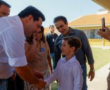 Governador inaugura escola estadual com capacidade para 900 estudantes em Ortigueira