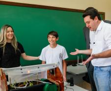 Governador inaugura escola estadual com capacidade para 900 estudantes em Ortigueira