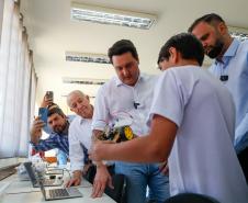 Governador inaugura escola estadual com capacidade para 900 estudantes em Ortigueira