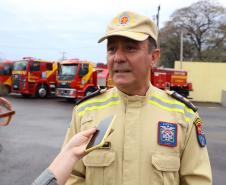 Governador inaugura nova sede do Corpo de Bombeiros de Foz do Iguaçu, a maior do Estado