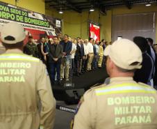 Governador inaugura nova sede do Corpo de Bombeiros de Foz do Iguaçu, a maior do Estado