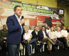 Governador inaugura nova sede do Corpo de Bombeiros de Foz do Iguaçu, a maior do Estado