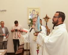 Palácio Iguaçu recebe imagem peregrina de Nossa Senhora do Rocio, Padroeira do Paraná