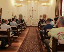 Palácio Iguaçu recebe imagem peregrina de Nossa Senhora do Rocio, Padroeira do Paraná