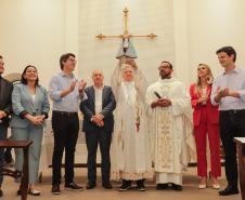 Palácio Iguaçu recebe imagem peregrina de Nossa Senhora do Rocio, Padroeira do Paraná