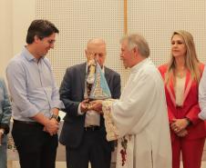 Palácio Iguaçu recebe imagem peregrina de Nossa Senhora do Rocio, Padroeira do Paraná