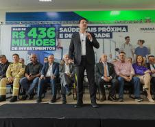 Governador libera mais R$ 403 milhões para a saúde e entrega novos carros e ambulâncias