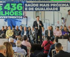 Governador libera mais R$ 403 milhões para a saúde e entrega novos carros e ambulâncias