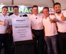 Governador entrega obras no Trevo Gauchão e a duplicação da PR-323 em Umuarama