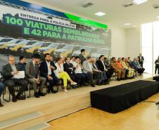 Governador entrega 142 novas viaturas para a Polícia Militar e caminhões para Defesa Civil