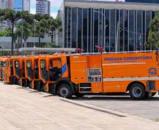 Governador entrega 142 novas viaturas para a Polícia Militar e caminhões para Defesa Civil