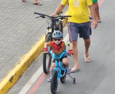 Passeio ciclístico é opção de exercício e lazer dentro do Verão Maior Paraná