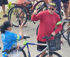 Passeio ciclístico é opção de exercício e lazer dentro do Verão Maior Paraná