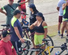 Passeio ciclístico é opção de exercício e lazer dentro do Verão Maior Paraná