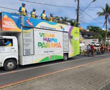 Passeio ciclístico é opção de exercício e lazer dentro do Verão Maior Paraná