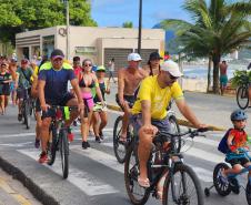 Passeio ciclístico é opção de exercício e lazer dentro do Verão Maior Paraná