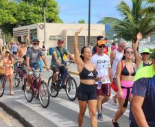 Passeio ciclístico é opção de exercício e lazer dentro do Verão Maior Paraná