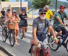 Passeio ciclístico é opção de exercício e lazer dentro do Verão Maior Paraná