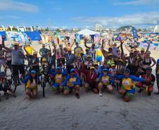 Passeio ciclístico é opção de exercício e lazer dentro do Verão Maior Paraná