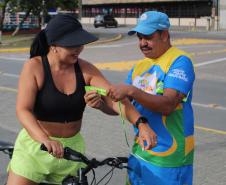 Passeio ciclístico é opção de exercício e lazer dentro do Verão Maior Paraná