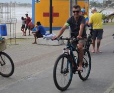 Passeio ciclístico é opção de exercício e lazer dentro do Verão Maior Paraná