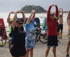 Passeio ciclístico é opção de exercício e lazer dentro do Verão Maior Paraná