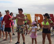 Passeio ciclístico é opção de exercício e lazer dentro do Verão Maior Paraná