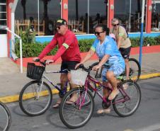 Passeio ciclístico é opção de exercício e lazer dentro do Verão Maior Paraná