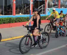 Passeio ciclístico é opção de exercício e lazer dentro do Verão Maior Paraná