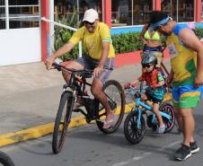 Passeio ciclístico é opção de exercício e lazer dentro do Verão Maior Paraná