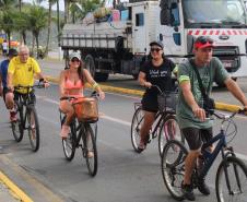 Passeio ciclístico é opção de exercício e lazer dentro do Verão Maior Paraná