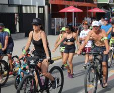 Passeio ciclístico é opção de exercício e lazer dentro do Verão Maior Paraná