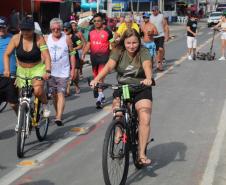 Passeio ciclístico é opção de exercício e lazer dentro do Verão Maior Paraná