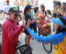 Passeio ciclístico é opção de exercício e lazer dentro do Verão Maior Paraná