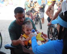 Passeio ciclístico é opção de exercício e lazer dentro do Verão Maior Paraná