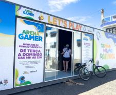 Em ação inédita, Governo do Estado monta Arena Gamer aberta ao público no Litoral
