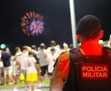1 milhão de pessoas passaram a virada no Litoral do Paraná, estima Polícia Militar