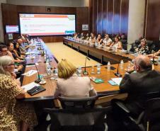 Reuniao do Comite de enfrentamento a Dengue no Palacio Iguacu, nesta quarta-feira (28).